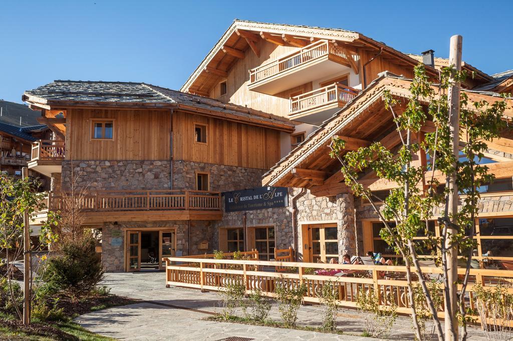 Cgh Residences & Spas Le Cristal De L'Alpe Alpe d'Huez Bagian luar foto