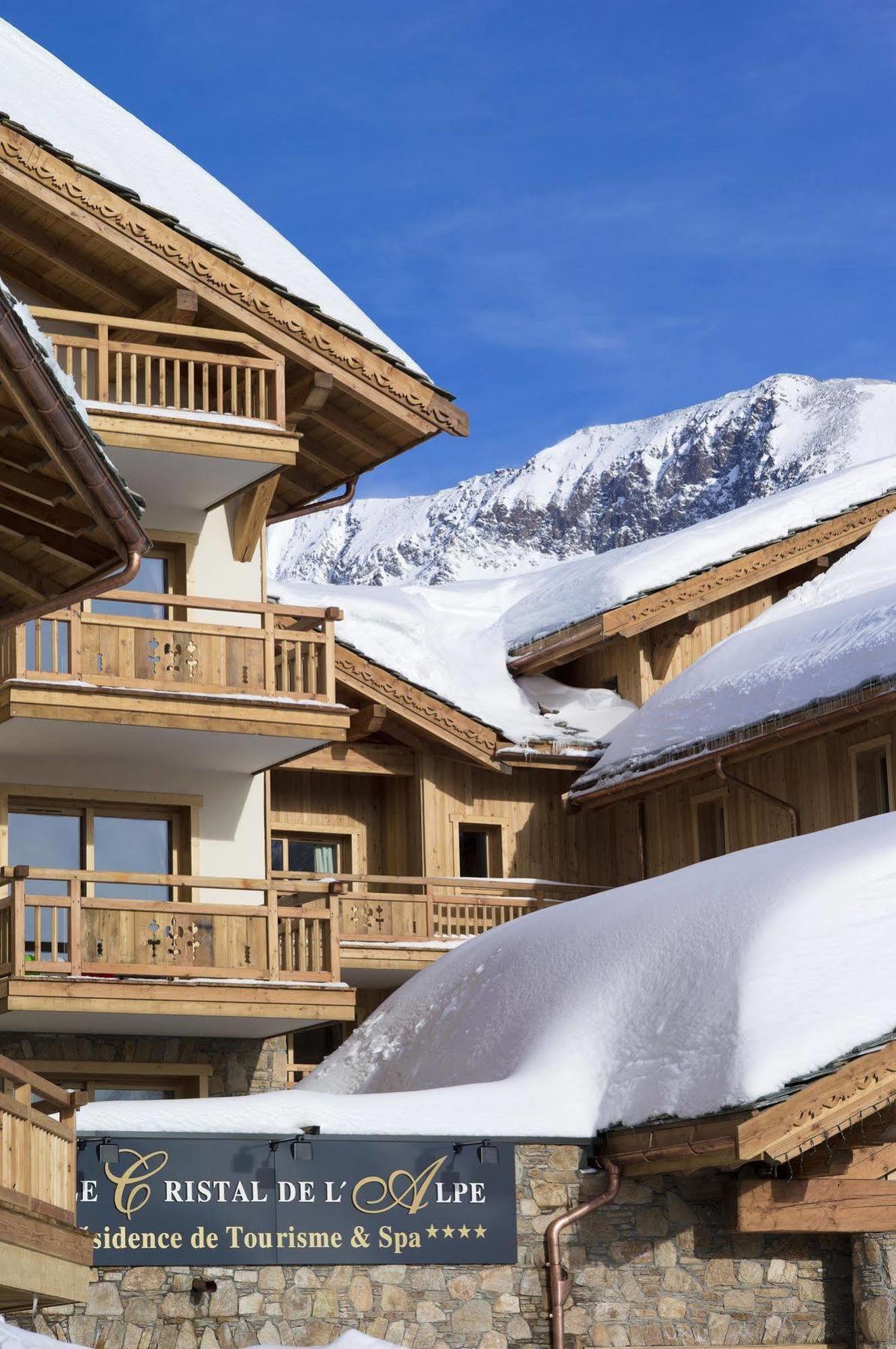 Cgh Residences & Spas Le Cristal De L'Alpe Alpe d'Huez Bagian luar foto