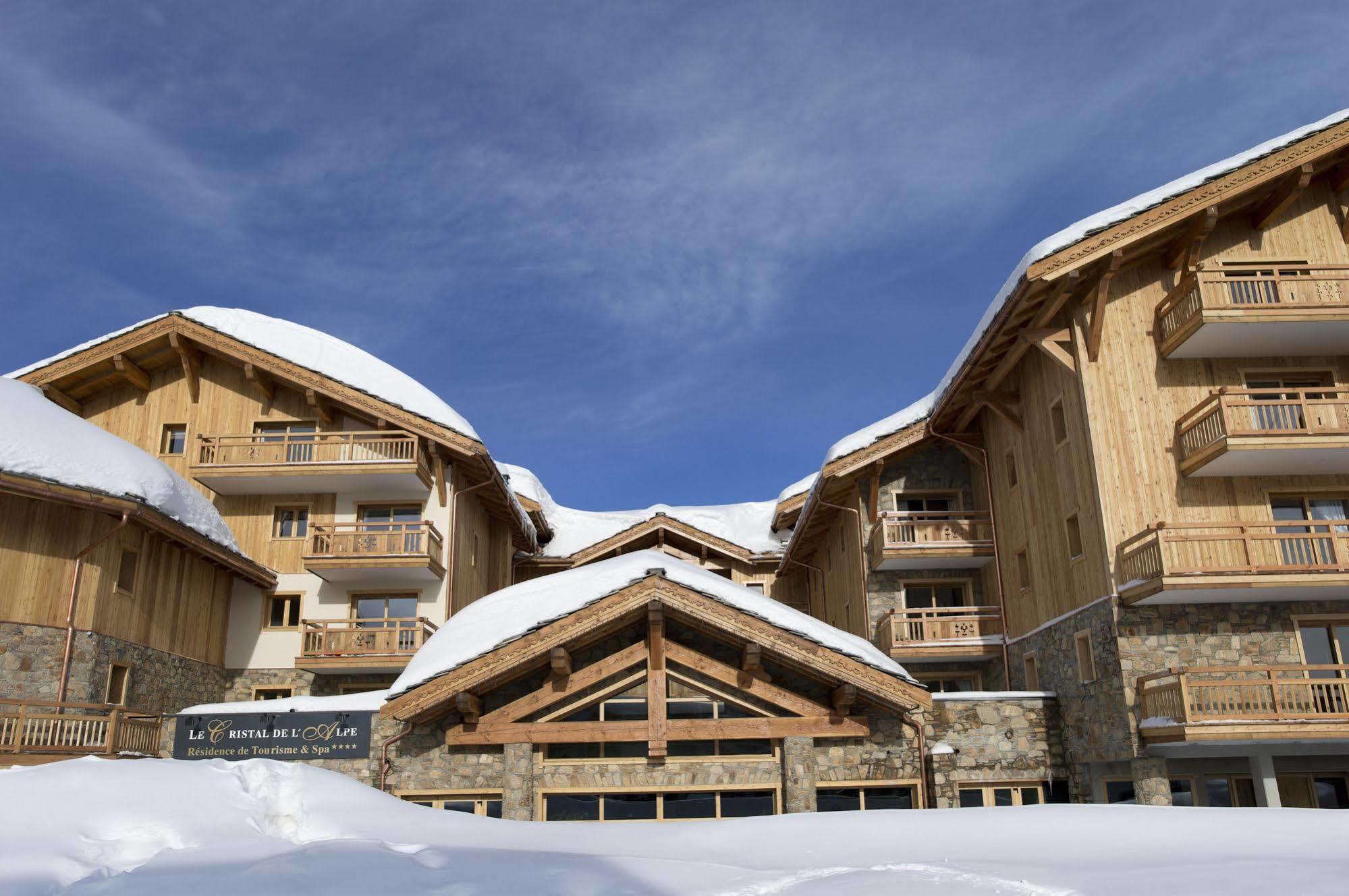 Cgh Residences & Spas Le Cristal De L'Alpe Alpe d'Huez Bagian luar foto